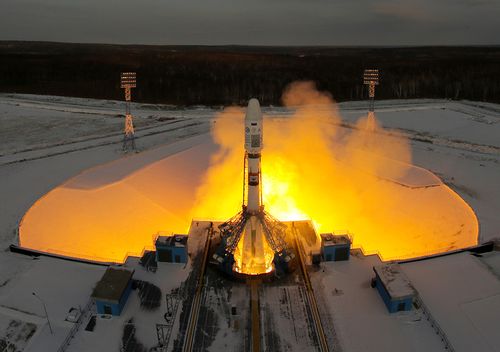 Запуск ракеты «Союз-2.1б» с космодрома Восточный. 28 ноября 2017 года (Фото: Дмитрий Ловецкий / AP)